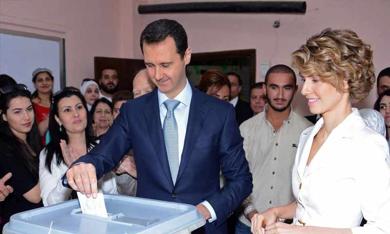 بشار الأسد الانتخابات