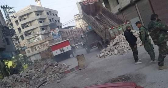 فرضت قوات الأسد حصارًا وطوقًا على منافذ منطقة (السيدة زينب) التي تقع تحت سيطرة الميلشيات الإيرانية، وذلك بعد خروج مظاهرات في المنطقة تطالب بخروج الميلشيات الإيرانية منها.