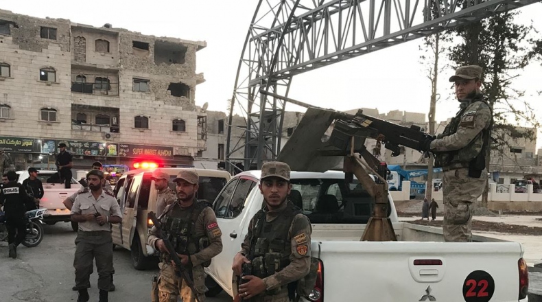 شهدت مدينة الباب شرق حلب اشتباكات بين قوى الأمن والشرطة وخلية تابعة لتنظيم داعش في المدينة، مساء أمس الجمعة.