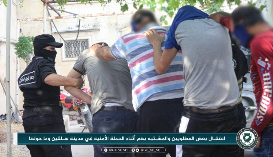 أجرت القوة التنفيذية التابعة لجهاز الأمن العام في (هيئة تحرير الشام) يوم أمس السبت، حملة مداهمات واعتقالات لعشرات الأشخاص في ريف إدلب الشمالي والغربي