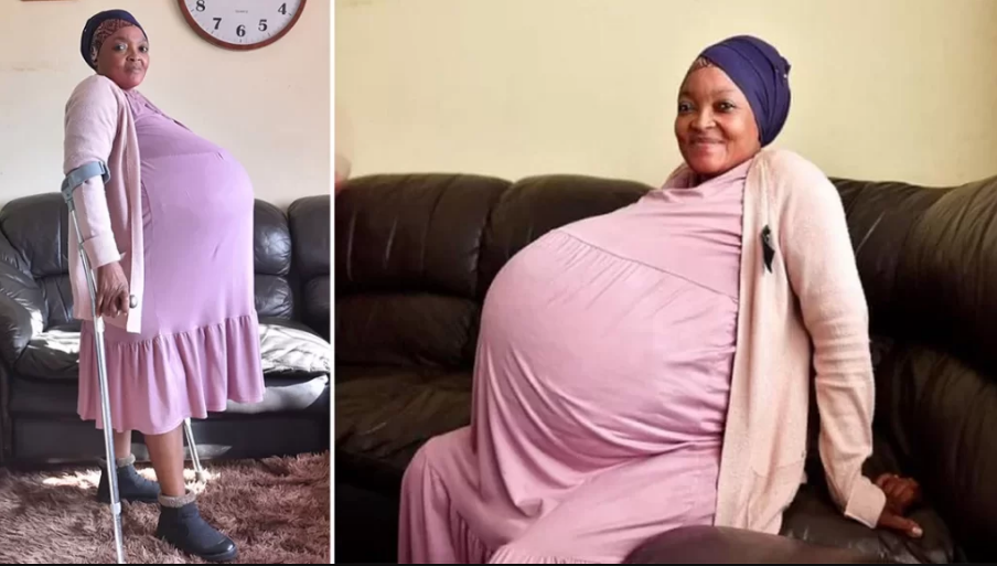 شغلت السيدة الجنوب إفريقية (غوسيامي سيتولي) مواقع التواصل الاجتماعي مجددًا بعد اختفائها مع أولادها العشرة في قصة حمل وولادة حطمت الأرقام القياسية.
