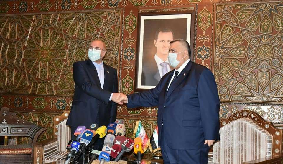 تحدث رئيس مجلس الشورى الإيراني (محمد باقر قاليباف) عن البدء باتفاق شامل للتعاون النظام الإيراني مع نظام الأسد.