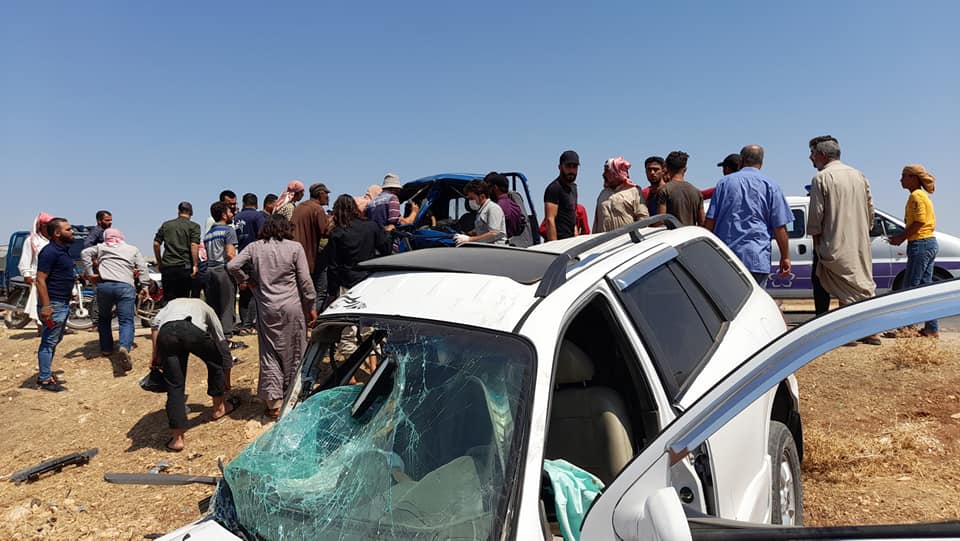 وفيات وإصابات خطيرة في ستة حوادث سير بإدلب